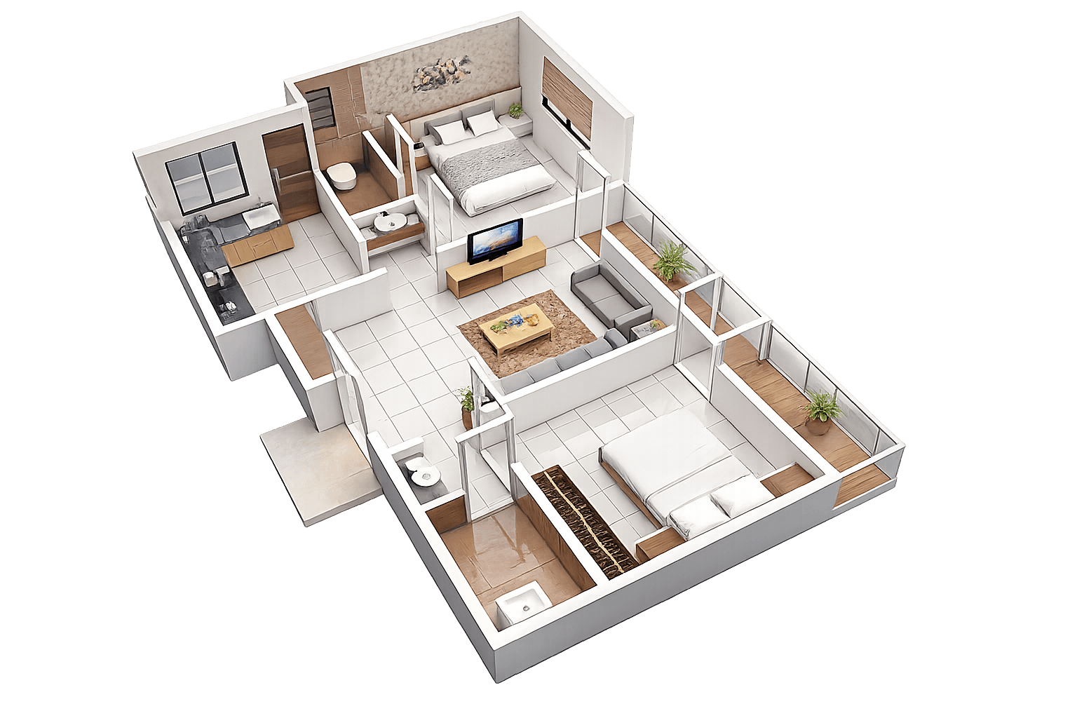 2 BHK Apartment